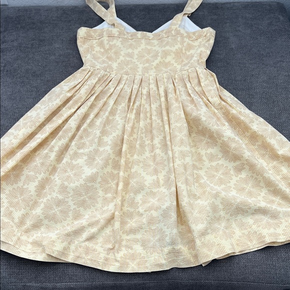 Maeve Cream Midi Dress with Button Detail - Picture 6 of 7